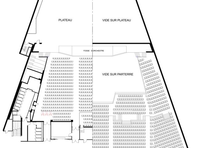 Plan De Salle Auditorium Louis Lumiere