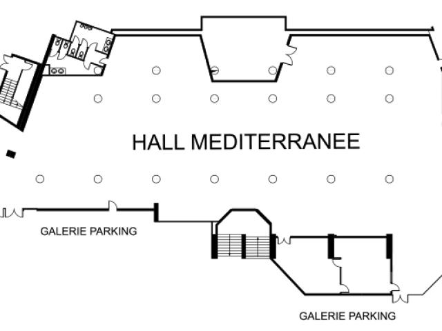 Hall Méditerrannée Plan