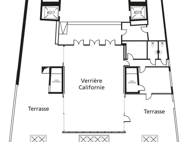 Plan De Salle Verriere Californie