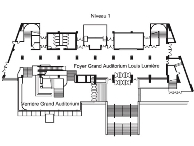 Plan Foyer Balcon Auditoriuml Louis Lumiere Level1@semec