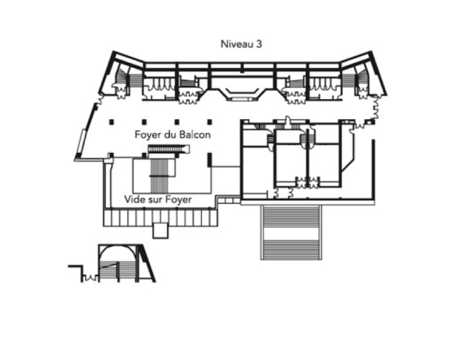 Plan Foyer Balcon Auditoriuml Louis Lumiere Level3@semec