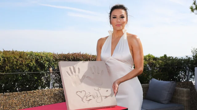 Prise d'empreintes Eva Longoria